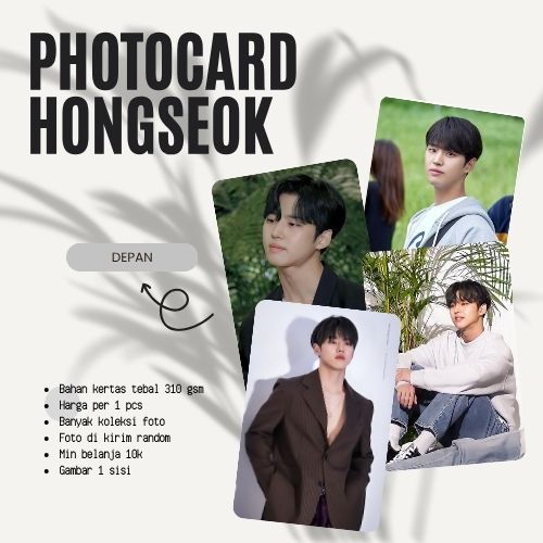 [1PCS] PHOTOCARD HONGSEOK | PHOTOCARD KPOP | PHOTOCARD DRAKOR | PHOTOCARD DRACIN