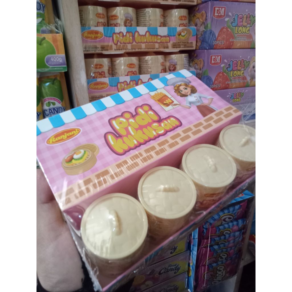 

Ranjanipidikukusan/permen lunak bentuk kukusan/permen unik/permen lucu/permen jeli