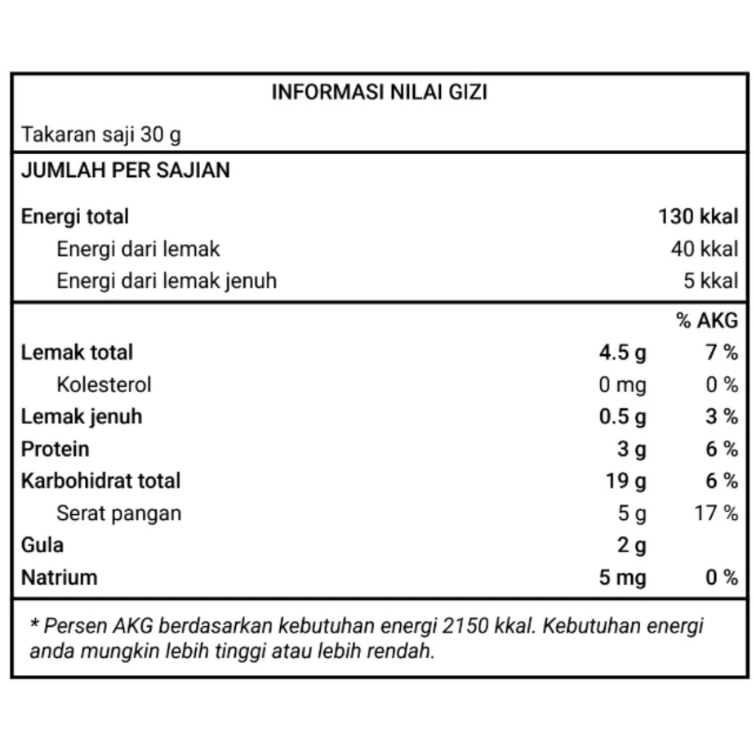 

Forcysn Muesli Berry Yogurt Safiya 1Kg Sereal Oat Sarapan Diet Menyehatkan