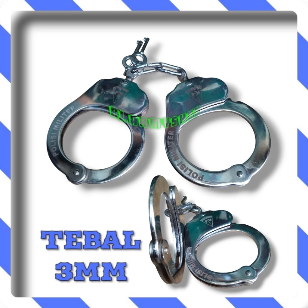 Borgol tangan handcuff pm polisi militer