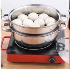 Dandang kukus/ panci steamer 2 susun panci kukus siomay 28cm