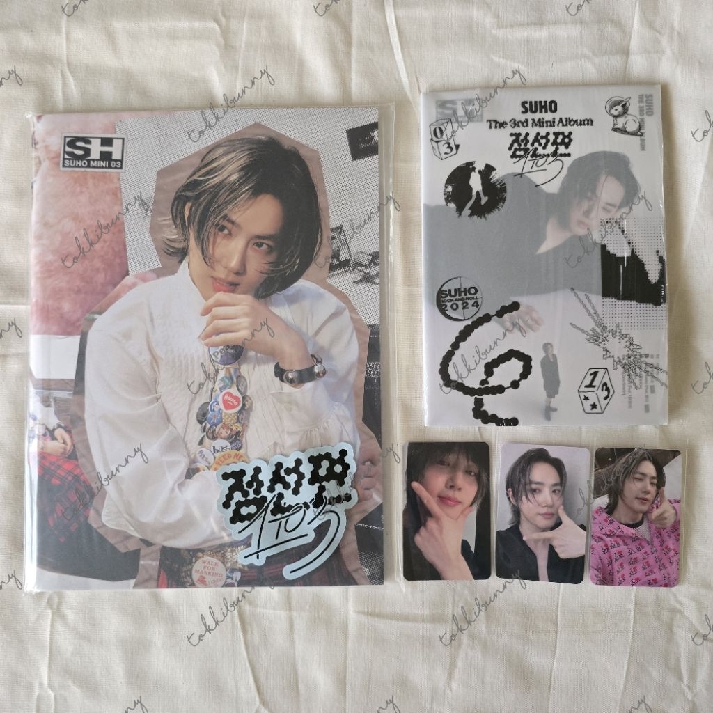 EXO SUHO 1to3 Album Mecima POB [READY TERMURAH]