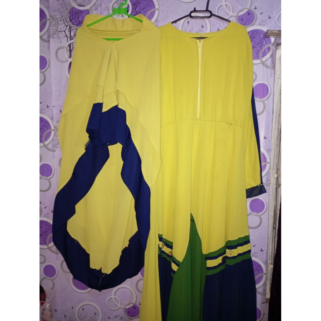 Gamis set ceruty