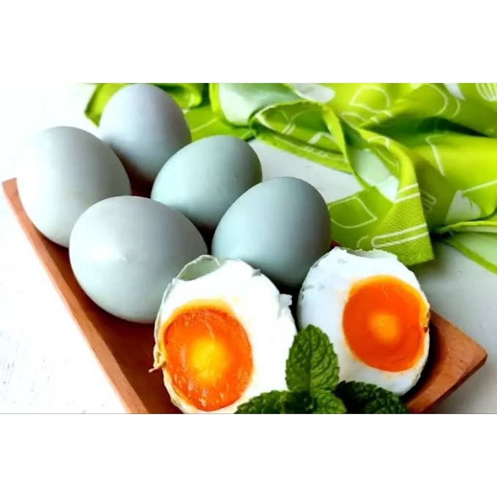 

Telur Asin Omega Masir Dan Berminyak isi 10 Butir Sudah Matang