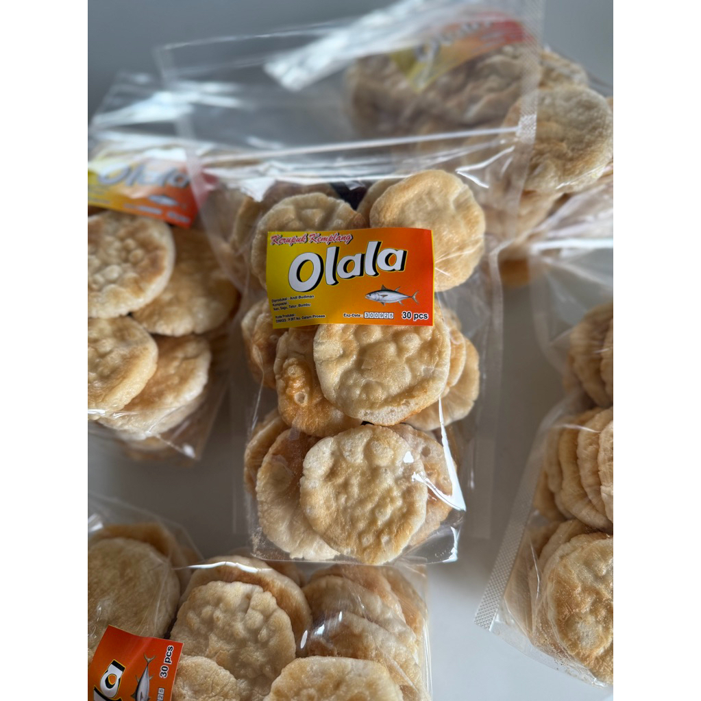 

PREMIUM Kemplang Panggang OLALA Isi 30 Sambel 3 Pcs