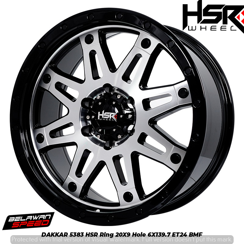 PELEK HSR DAKKAR RING 20 UNTUK MOBIL FORTUNER HILUX PAJERO SPORT DLL TOKO PELEK CIBUBUR