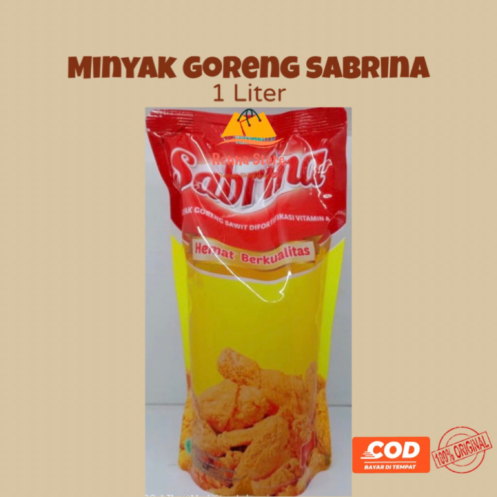 

6pcs SABRINA 1L Minyak Goreng Hemat Berkualitas