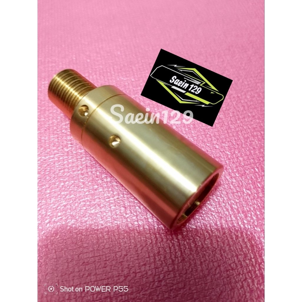 Adaptor Knock down Drat M 18 Bahan Full Kuningan