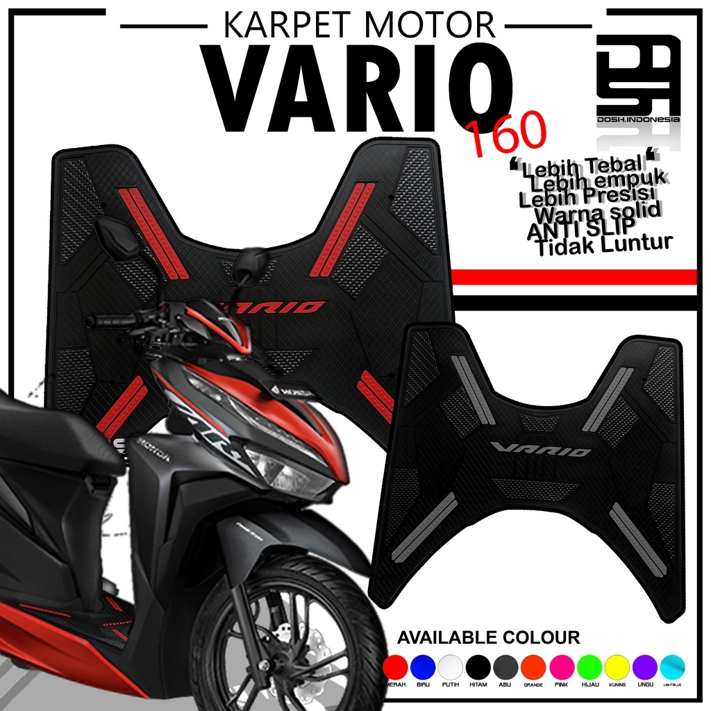 Karpet Vario 160 - Karpet Vario - Karpet Motor Vario - Aksessoris Vario 160 - Pijakan Kaki Vario 160