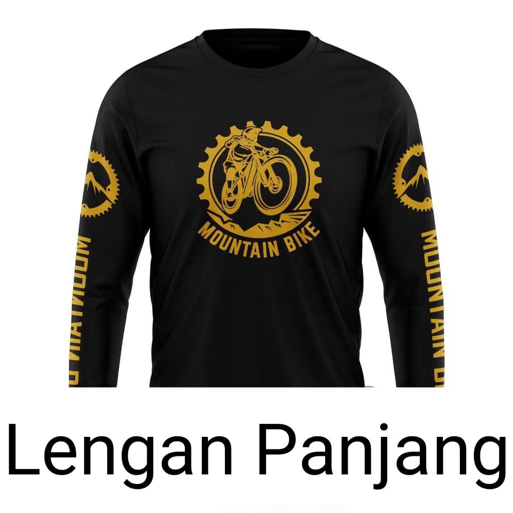 KAOS LENGAN PANJANG MOUNTAIN BIKE // TSHIRT LENGAN PANJANG MOUNTAIN BIKE // KAOS LENGAN PANJANG SEPE