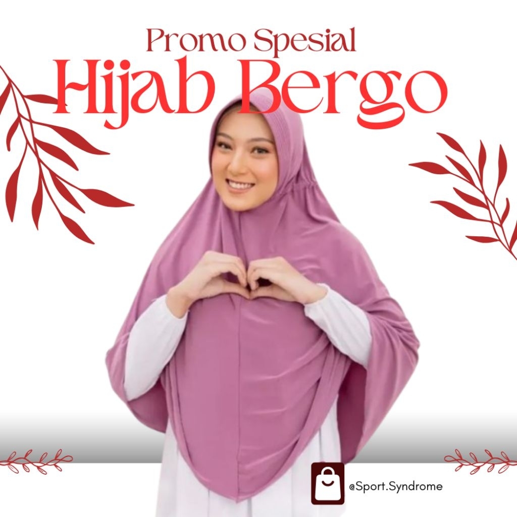 PROMO JILBAB AGHNIA BERGO INSTAN SYARI TALI SERUT JERSEY PAD ANTEM S MUSTARD