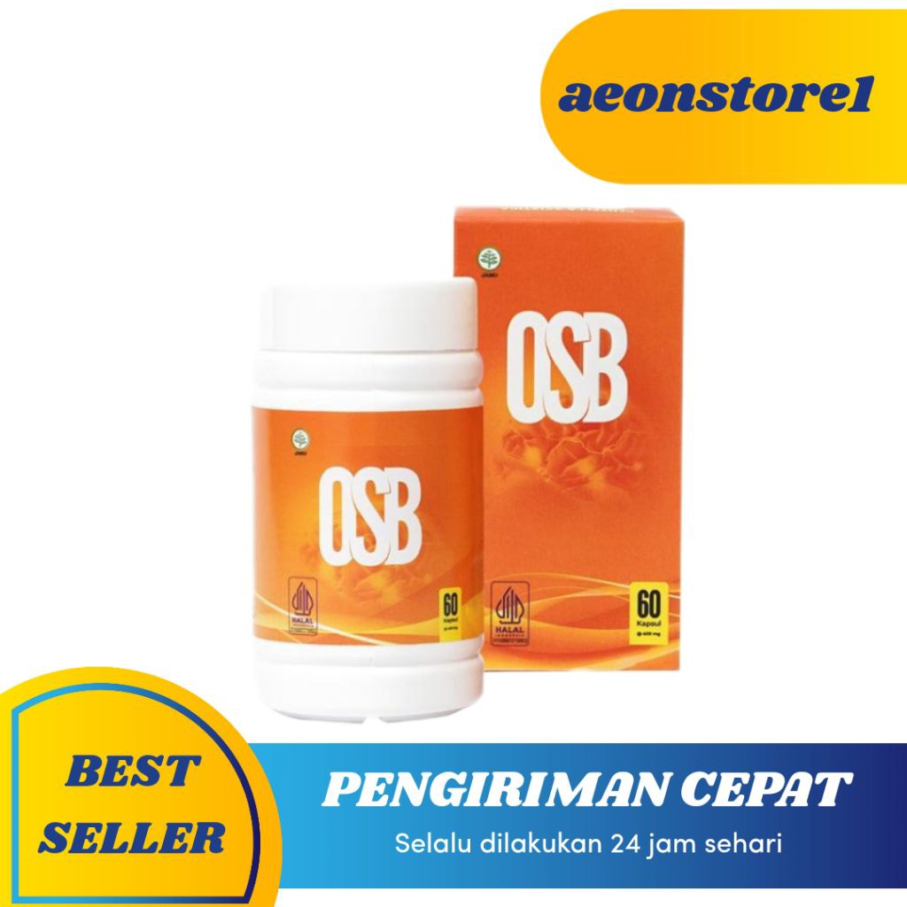 OSB Vitamin Otak 60 Kapsul Omar Smart Brain Anak Dan Dewasa