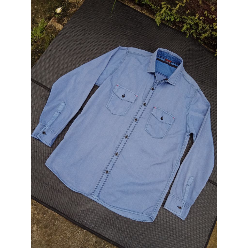 Kemeja denim original second