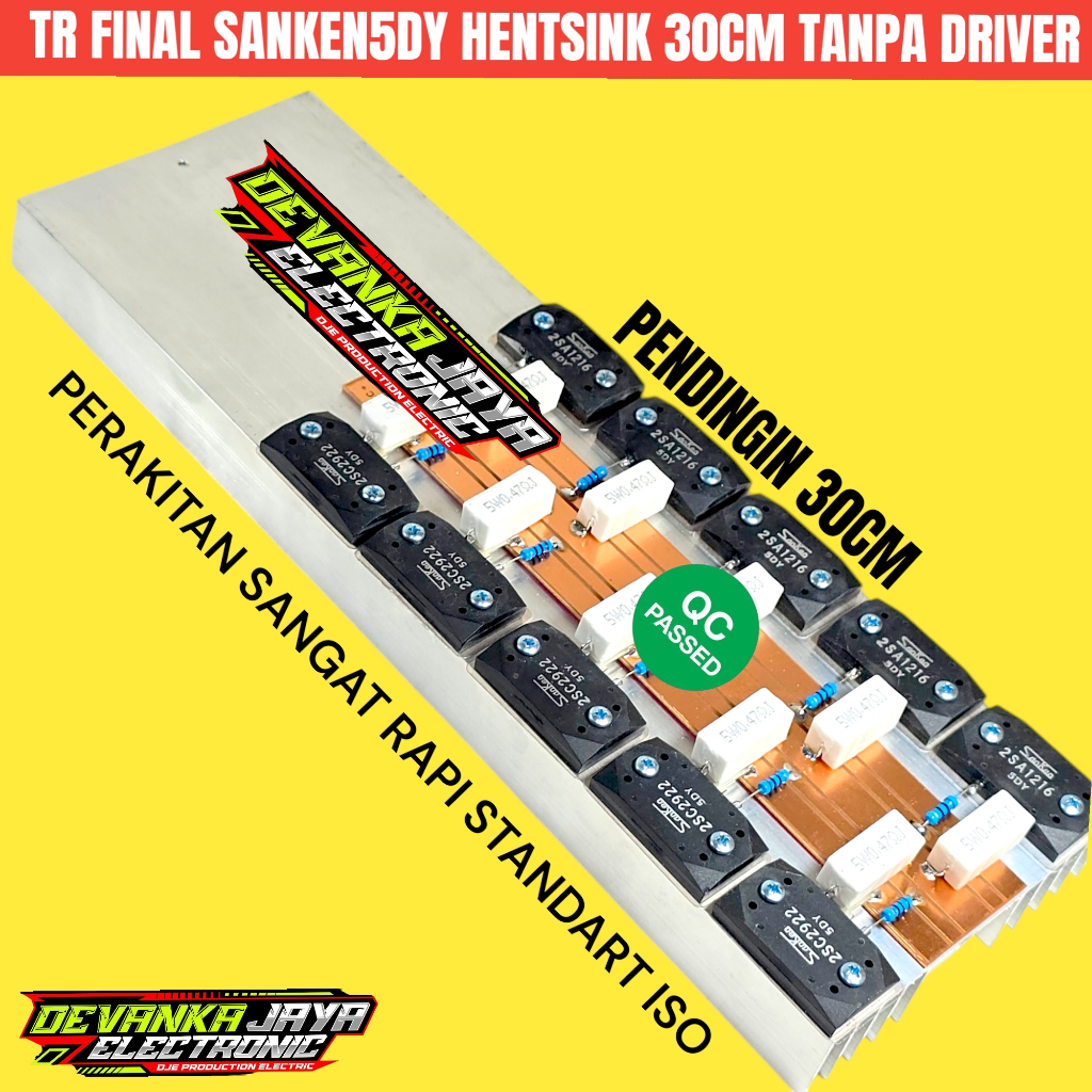 PARALEL TRANSISTOR FINAL SANKEN 5DY 5 SET TANPA DRIVER