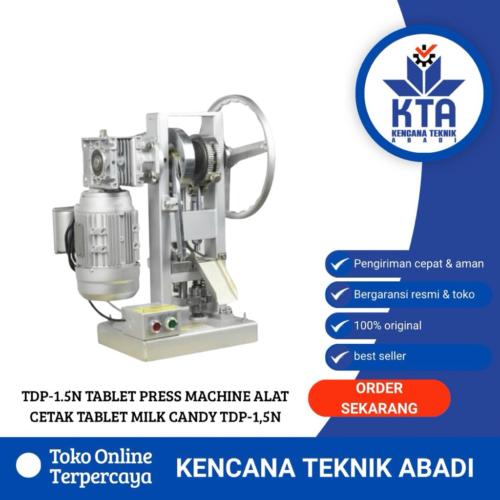 TDP-1.5N tablet press machine alat cetak tablet milk candy TDP-1,5N