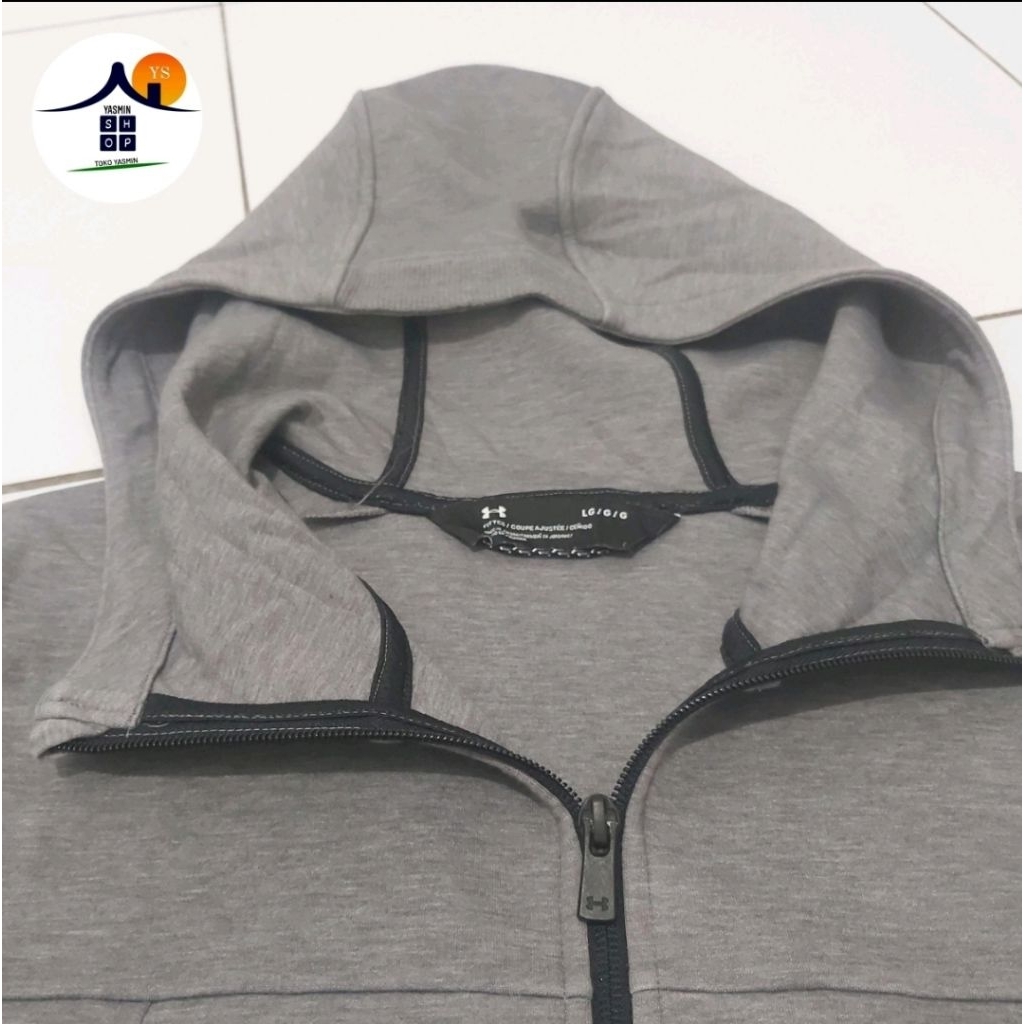 Jacket Zipper UA Under Armour Original Pria dan Wanita