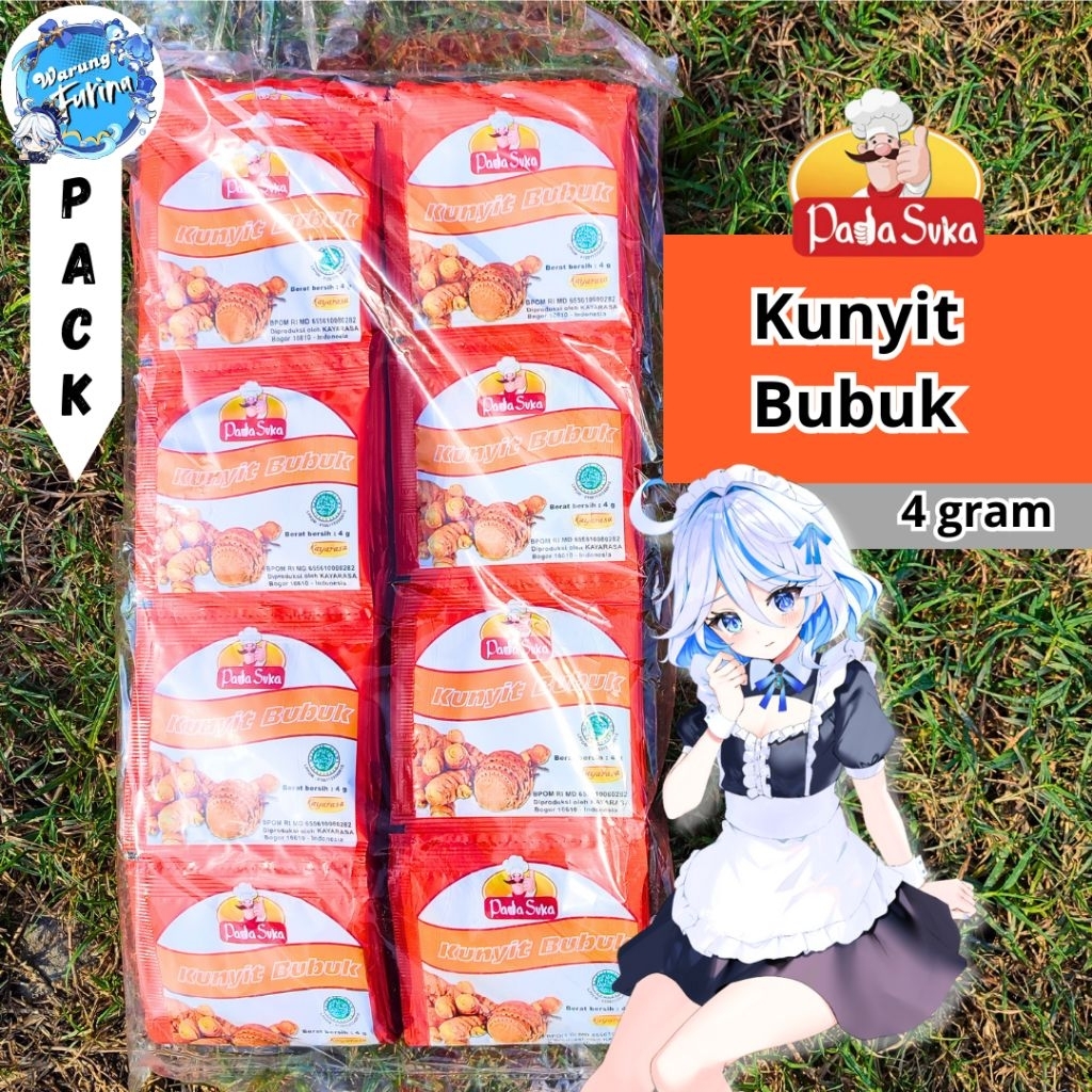 

Padasuka Kunyit Bubuk Sachet 4gr | Pack