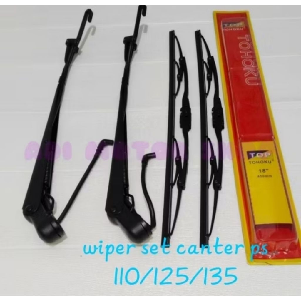 tangkai gagang wiper canter sepasang satu set