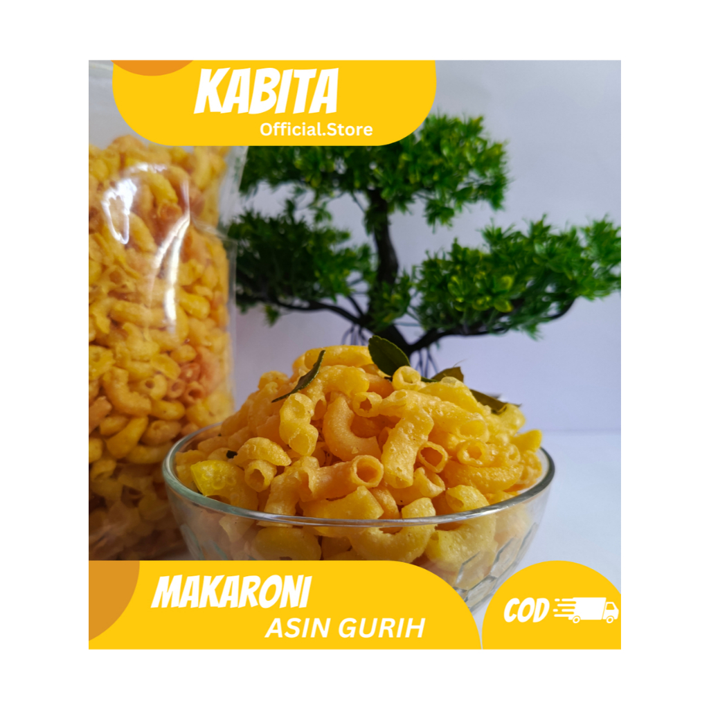 

Cemilan murah meriah makaroni kabita juara rasanya pedas daun jeruk