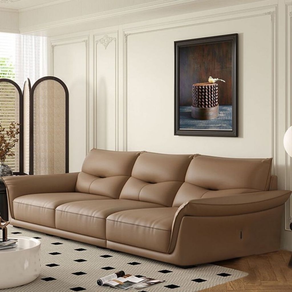 sofa minimalis modern 3 dudukan sofa santai untuk nonton TV simple dan stylish