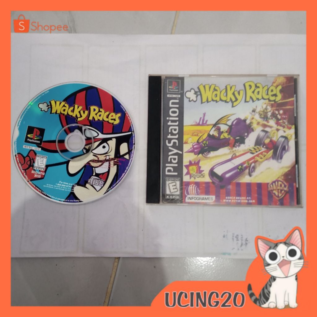 wacky races kaset PS1