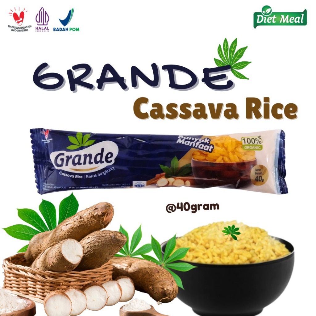 

Beras Singkong GRANDE sacet 40 gram