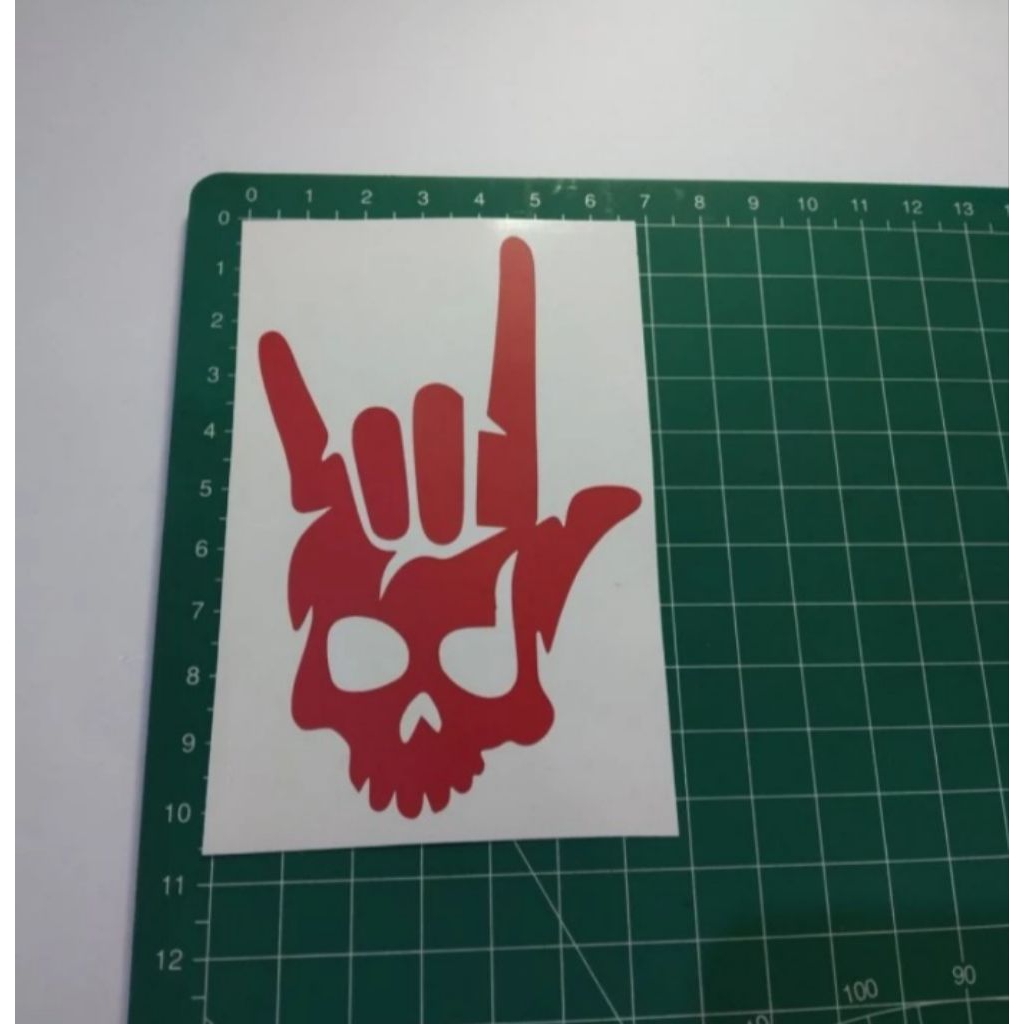 

stiker cutting metal