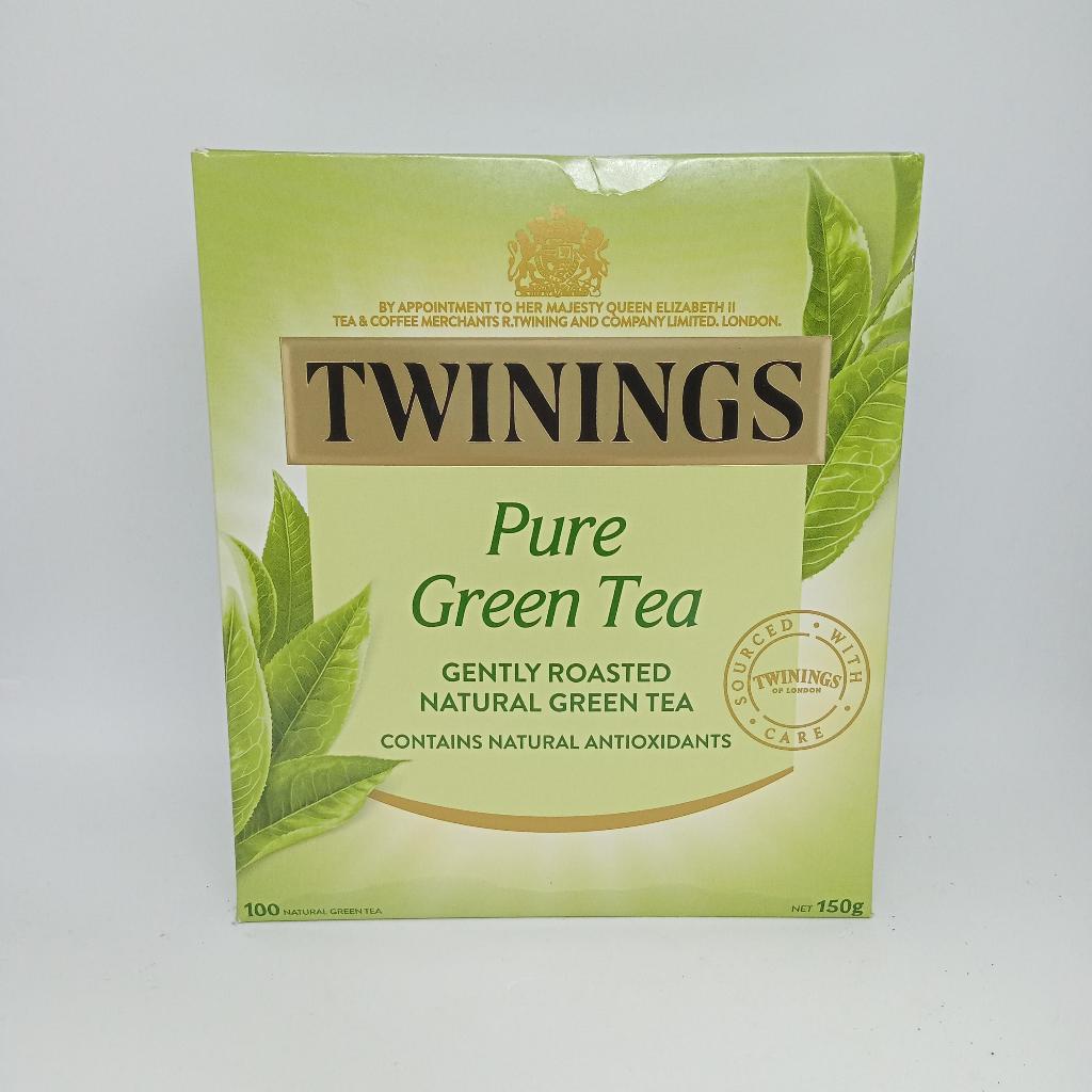 

Teh Twinings Pure Green Tea Gently Roasted 100 Bag 150 gr