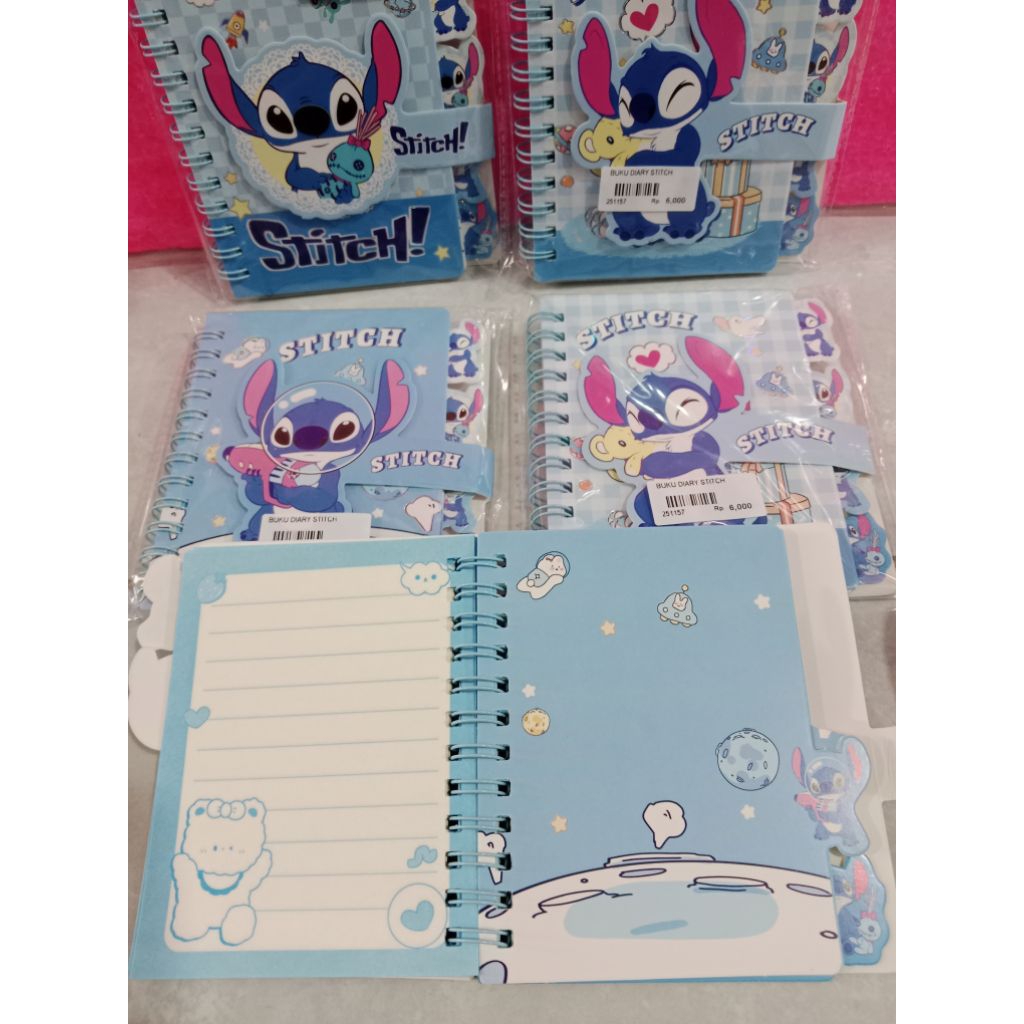 

BUKU DIARY STITCH