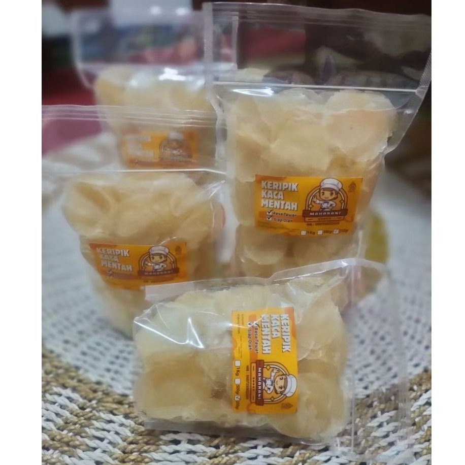 

Keripik Kaca Mentah 250Gr