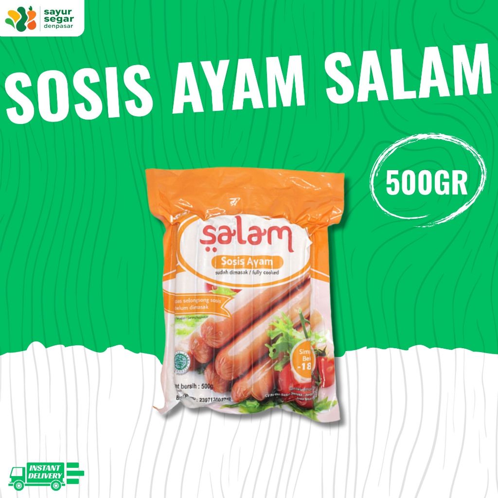 

Sosis Ayam Salam 500gr - Sayur Segar Denpasar