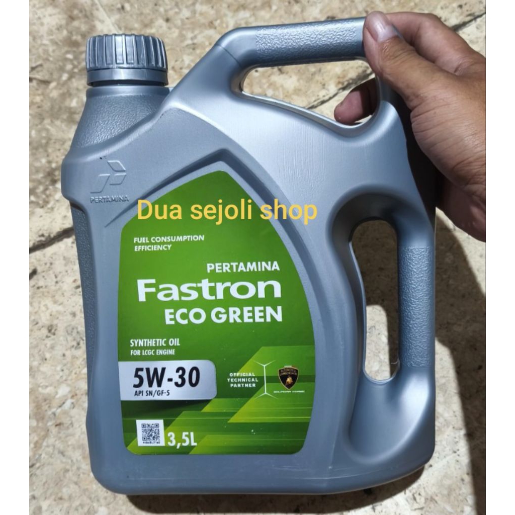 ( Original ) Oli FASTRON ECOGREEN 3.5 LITER BENSIN 5W-30