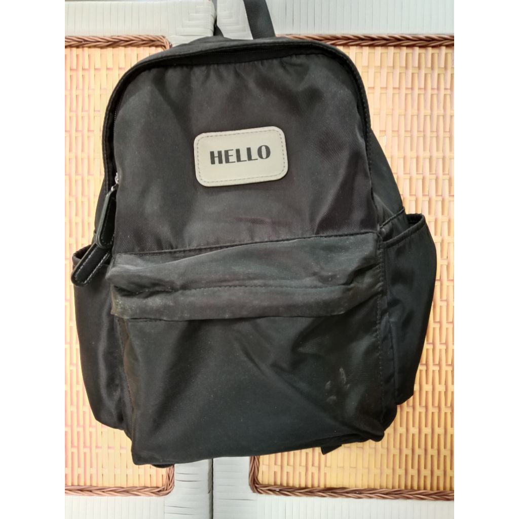 preloved tas ransel kkv oh some ohsome hitam