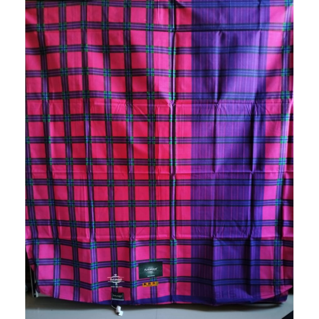 SARUNG BHS KBS SETANGGI SUTERA SPUNSILK 140 WARNA PINK