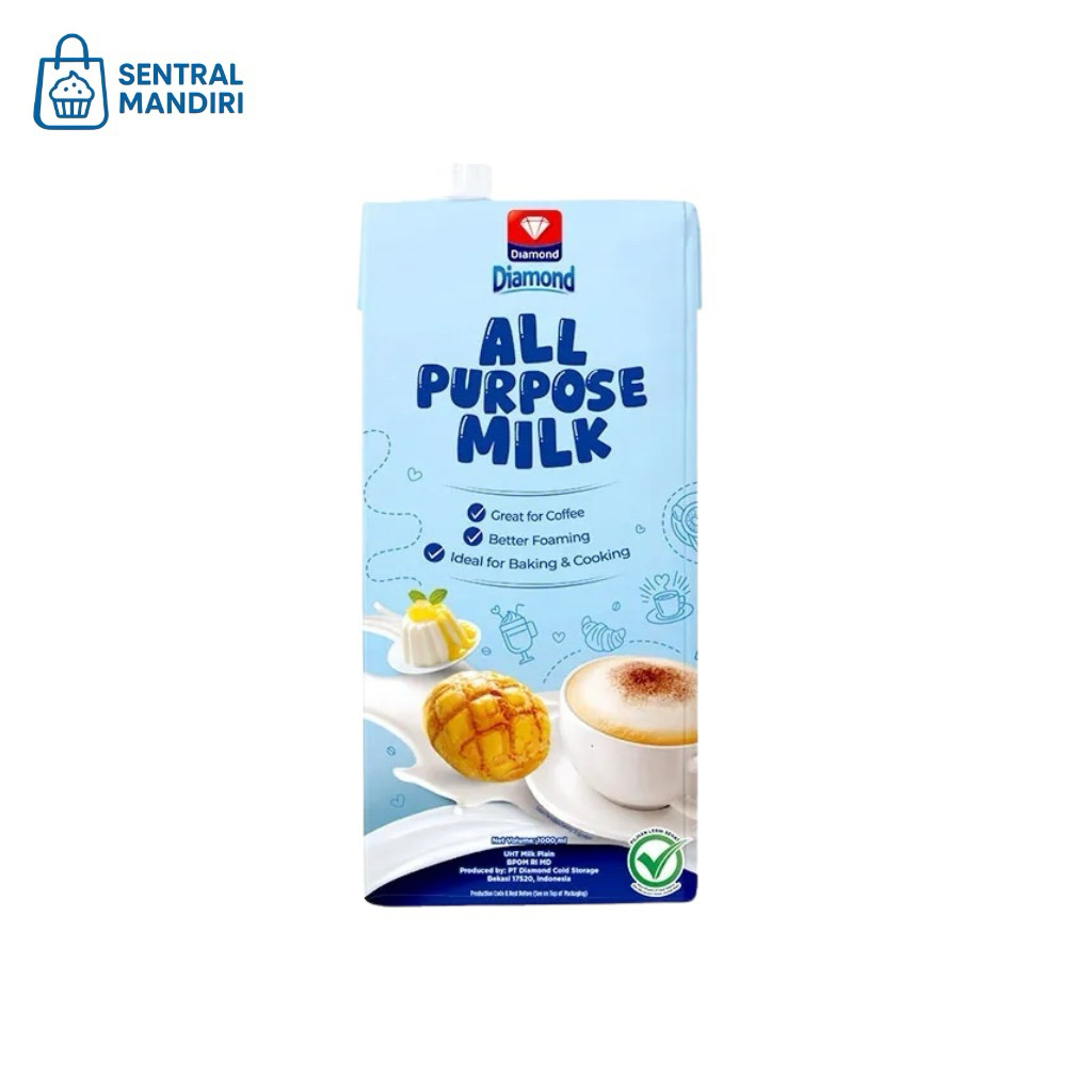 

Diamond All Purpose Milk, Susu Evaporasi Diamond 1 Liter