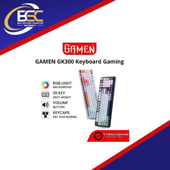 Keyboard Gaming GAMEN GK300 - RGB BLUE
