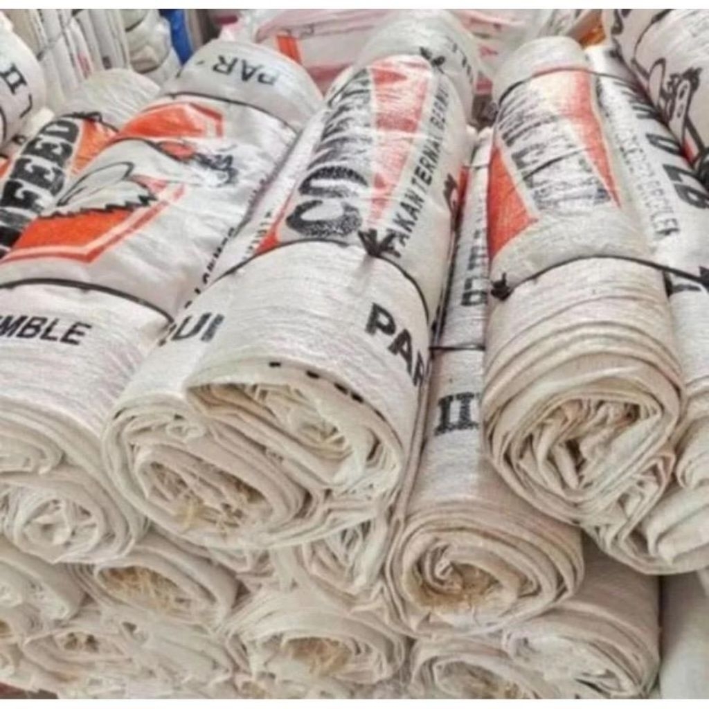 

Karus bekas 50Kg 1 kali pakai bersih / Karung gabah isi 20 lembar