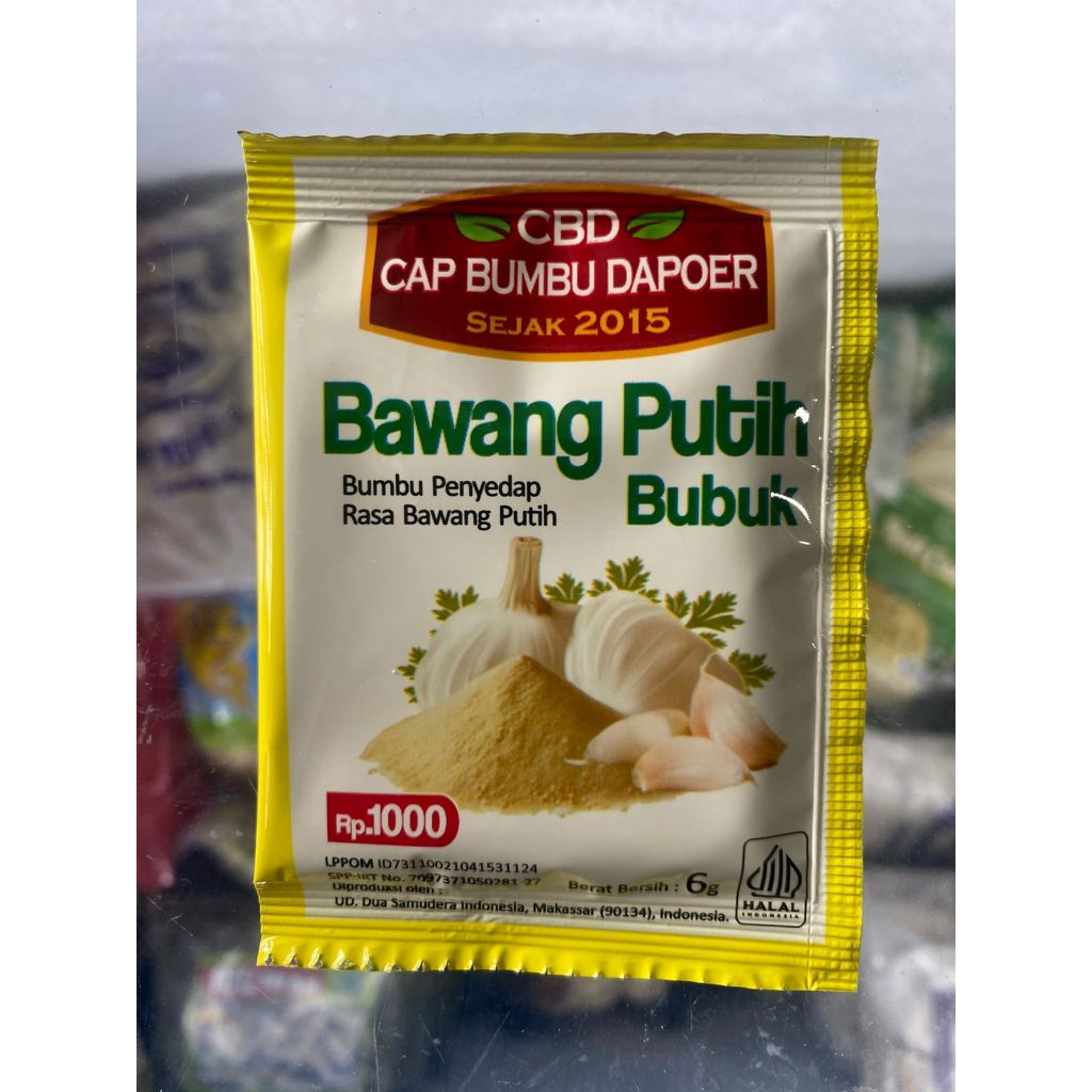 

Bumbu Dapoer Bawang Putih Bubuk 6gr