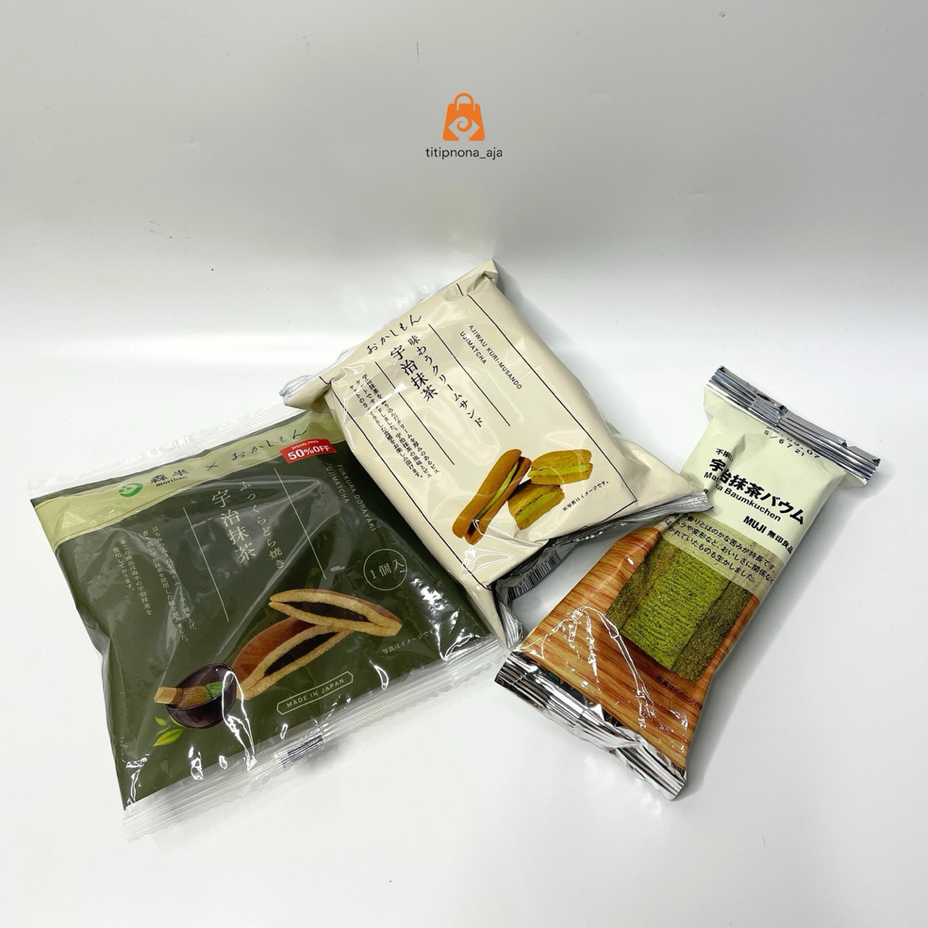 

[ORIGINAL JEPANG] CAMILAN MATCHA JEPANG | DORAYAKI | BAUMKUCHEN | AJIWAU MATCHA