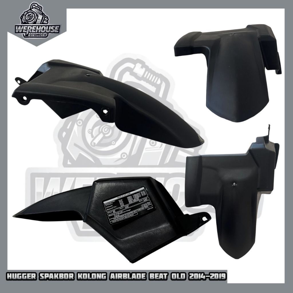 HUGGER SPAKBOR KOLONG AIRBLADE HONDA BEAT FI 2014-2019 SCOOPY GENIO DLL