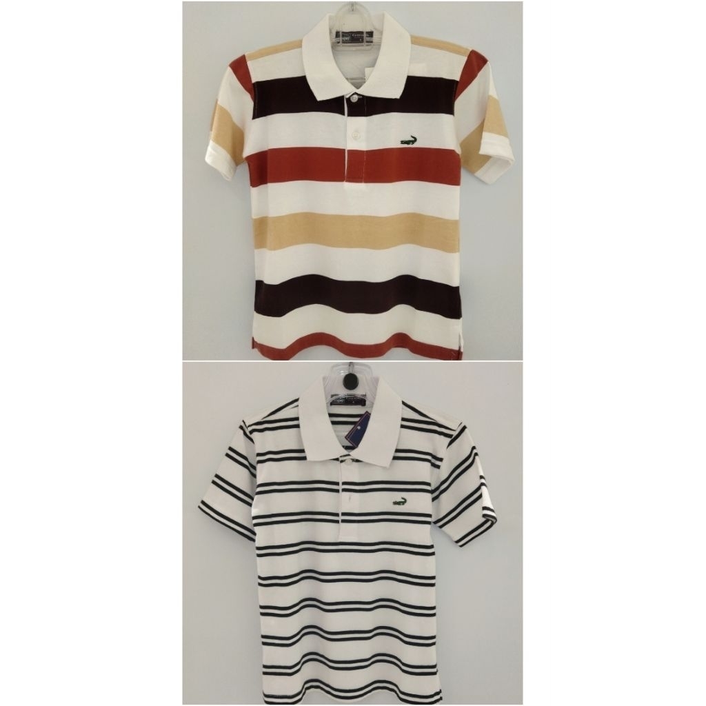 (4-16 tahun) KAOS POLO SHIRT ANAK COWOK CROCODILE