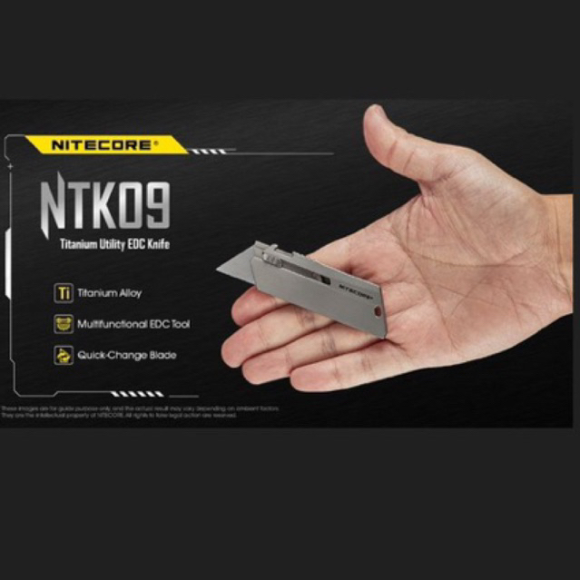 NITECORE NTK09 Titanium Utility EDC Knife