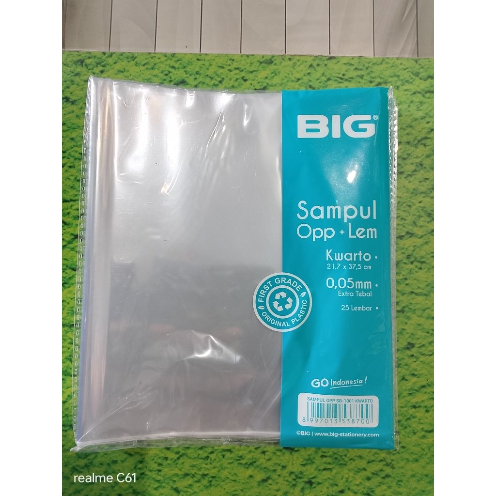 

Sampul Plastik BIG Kuarto isi 25pc OPP + Lem