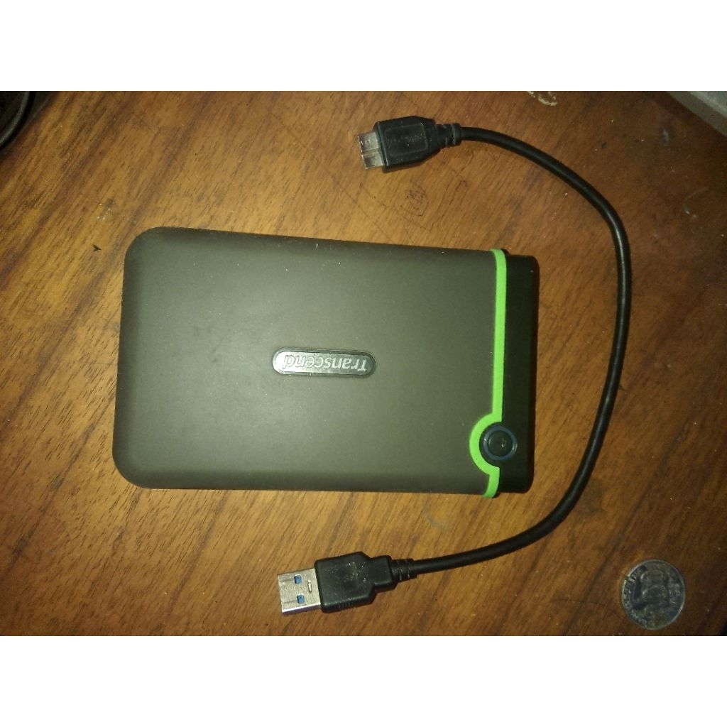Hardisk External 1 TB Merk Transcend, Normal, Lancar Jaya
