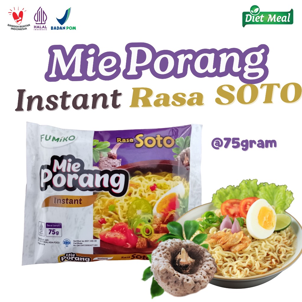 

Mie Porang Shirataki FUMIKO rasa SOTO Non MSG
