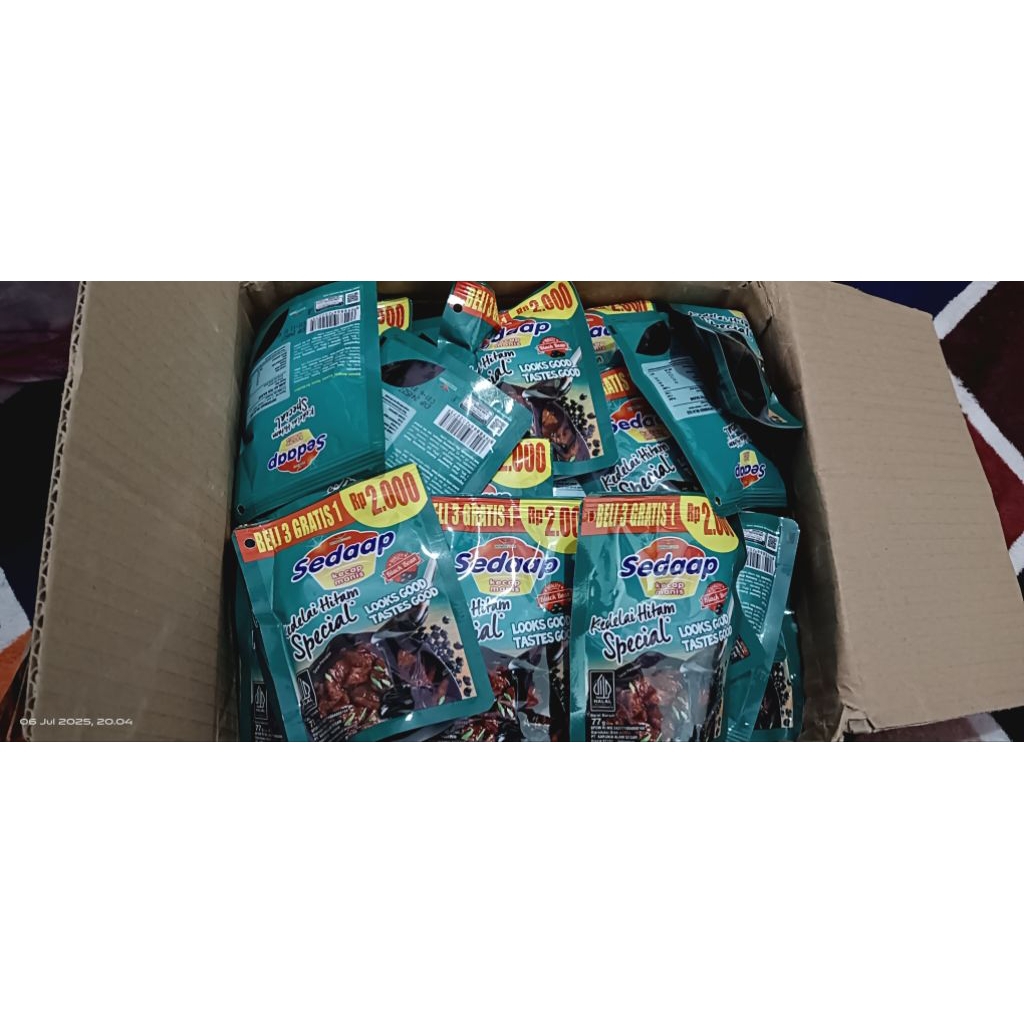 

KECAP SEDAP 2000 BELI 3 GRATIS 1 1 KARTON 48 PCS