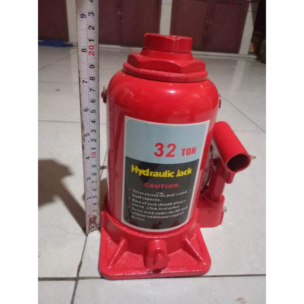 dongkrak botol 32 ton model ceper/pendek