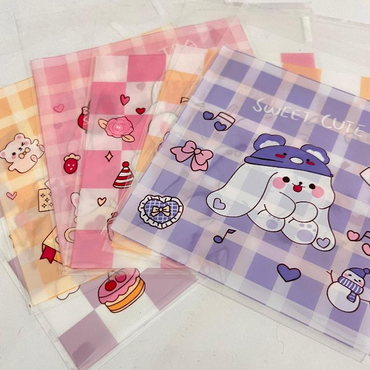 

Plastik Kemasan / Souvenir / Kue / Biskuit / Cookies / Permen 10x10cm Cute Aestetik