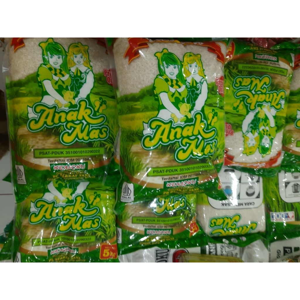 

Beras Kenjo Anak Kuning Harum 5kg / Beras Punel / Beras Premium / Beras Banyuwangi / Beras Osing