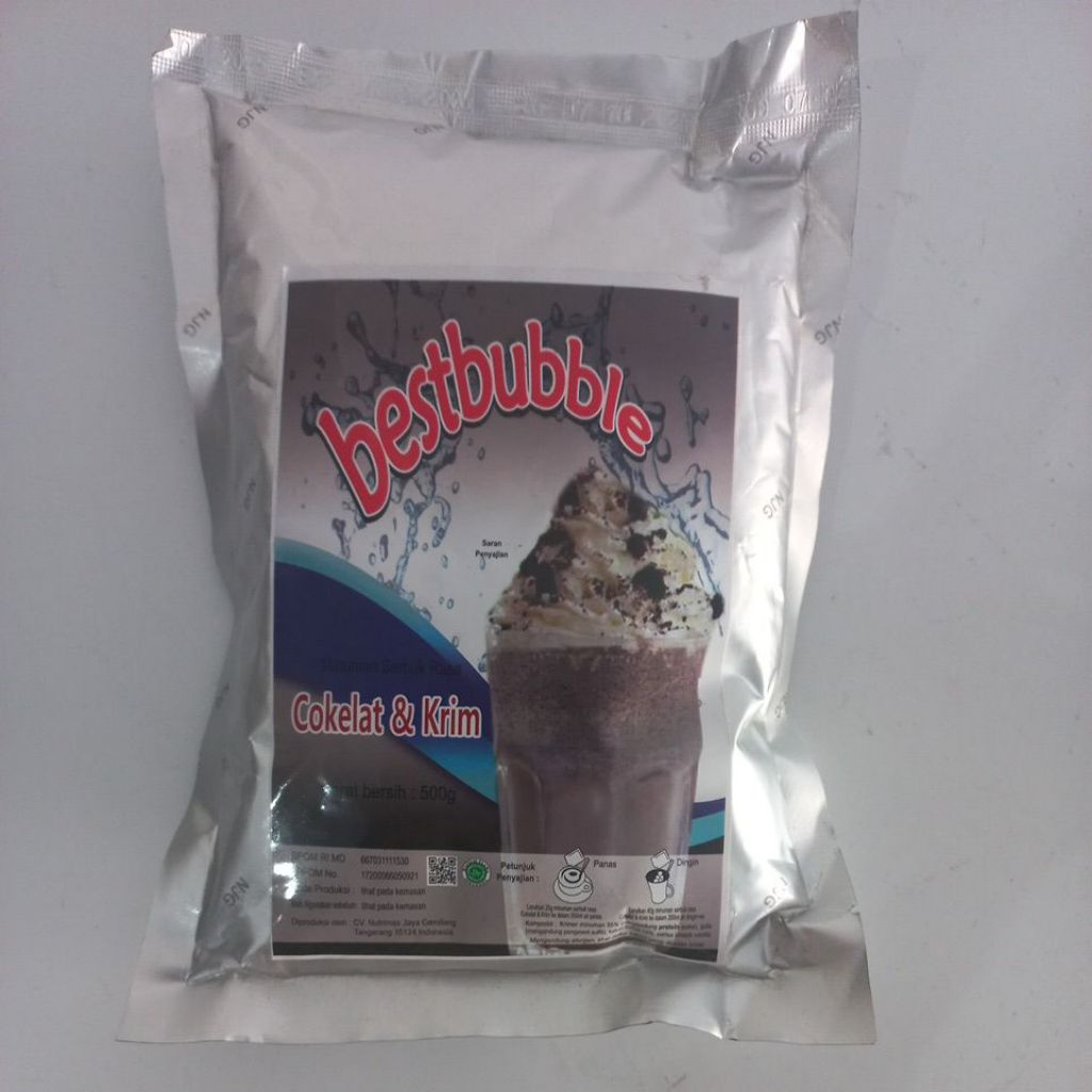 

Bestbubble serbuk rasa cokelat & krim
